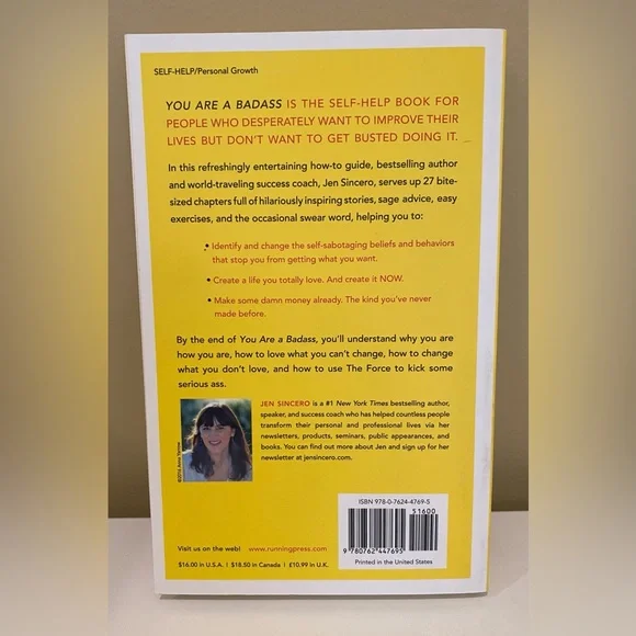You Are a Badass Book by Jen Sincero - Picture 2 of 5